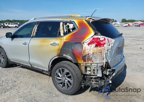 2016 Nissan Rogue Sl из США, поврежденный, VIN 5N1AT2MV7GC740050